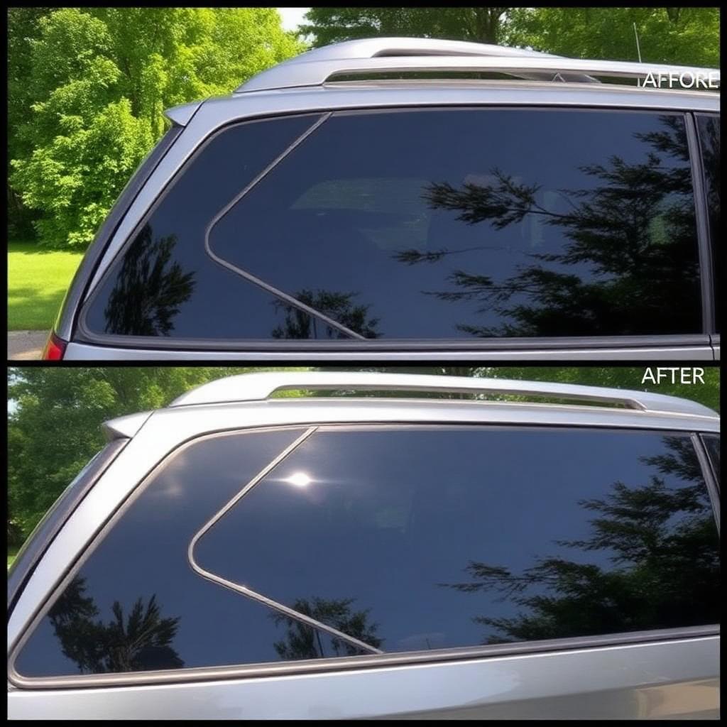 SUV Rear Window after