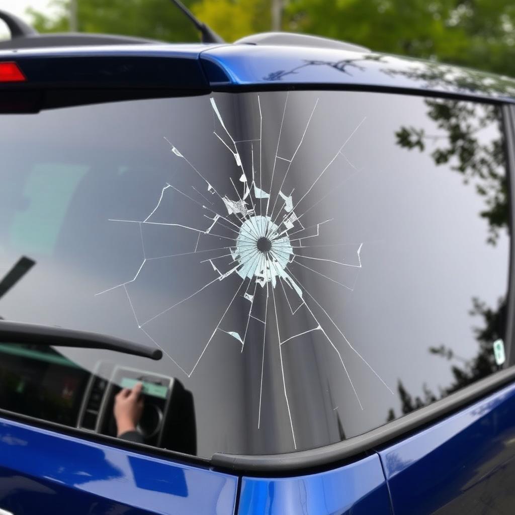 SUV Rear Window before